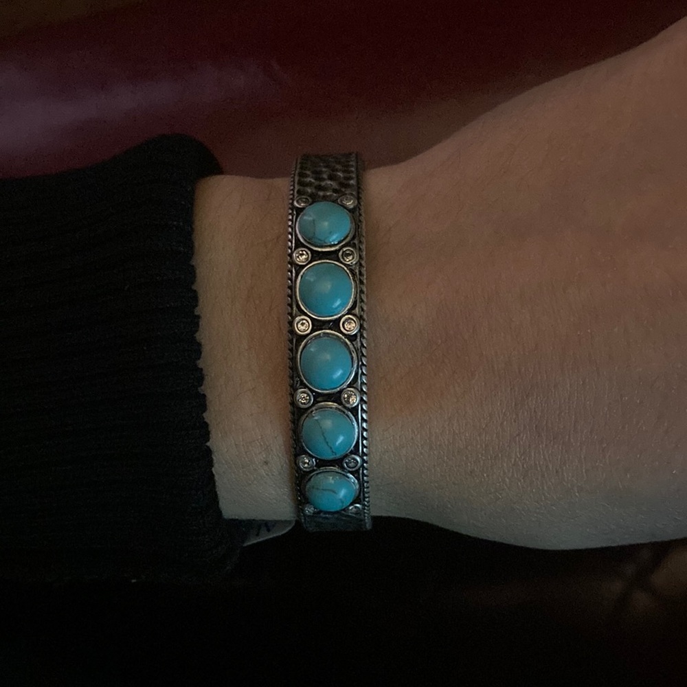 Alex & Ani Turquoise Cuff